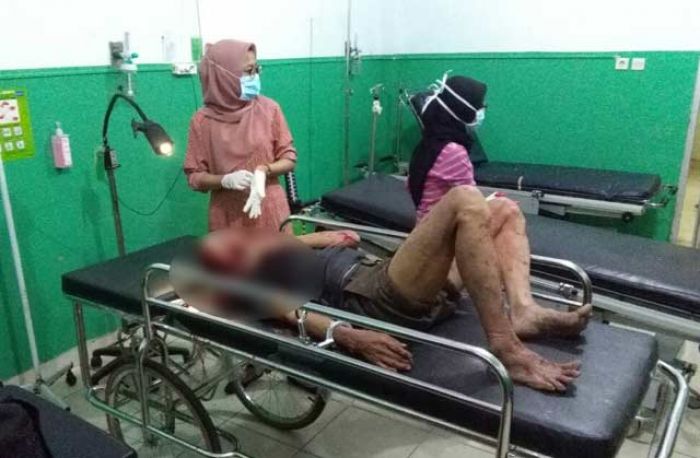 Sempat Sabet Korbannya, Maling di Desa Kandangan Ngawi ini Akhirnya Babak Belur Dikeroyok Massa