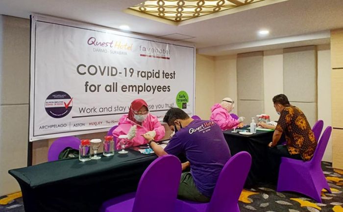 Tingkatkan Kualitas di Masa Pandemi, Quest Hotel Gelar Rapid Test dan Swab PCR