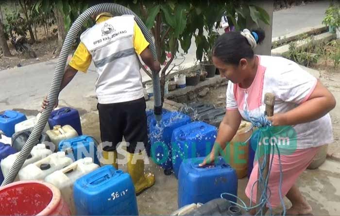 Lima Kecamatan di Jombang Dilanda Kekeringan, BPBD Salurkan Bantuan Air Bersih