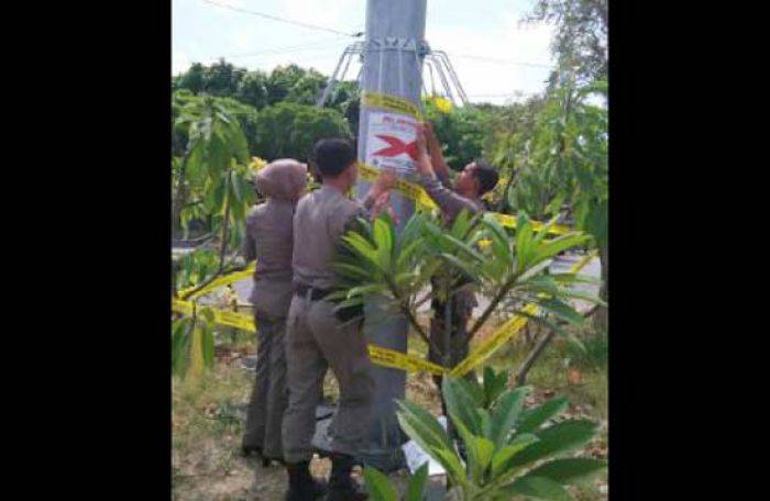 Satpol PP Gresik Segel 12 Tower  BTS Ilegal