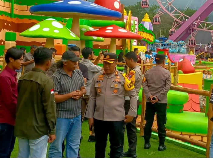 Pastikan Libur Lebaran Aman, Kapolres Batu Tinjau Objek Wisata dan Pantau Arus Balik
