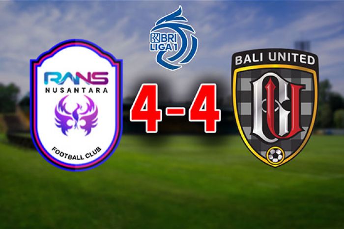 Hasil Rans vs Bali United: Diwarnai Drama 8 Gol, The Prestige Phoenix Tahan Imbang Juara Bertahan