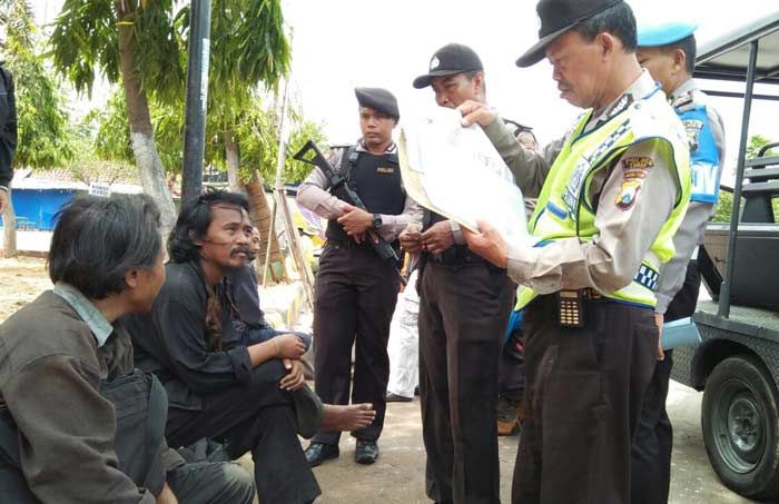 Jelang Haul Sunan Bonang, Polsek Tuban Razia Preman dan Gelandangan