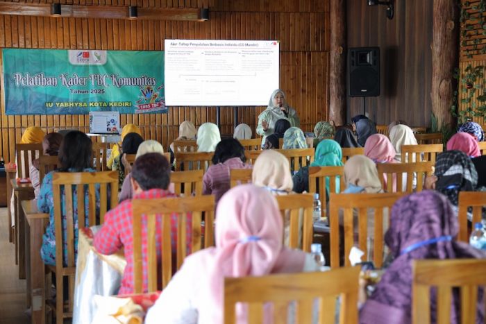 Kolaborasi Dengan Yabhysa Peduli TBC, Pemkot Kediri Perkuat Peran Kader Melalui Pelatihan