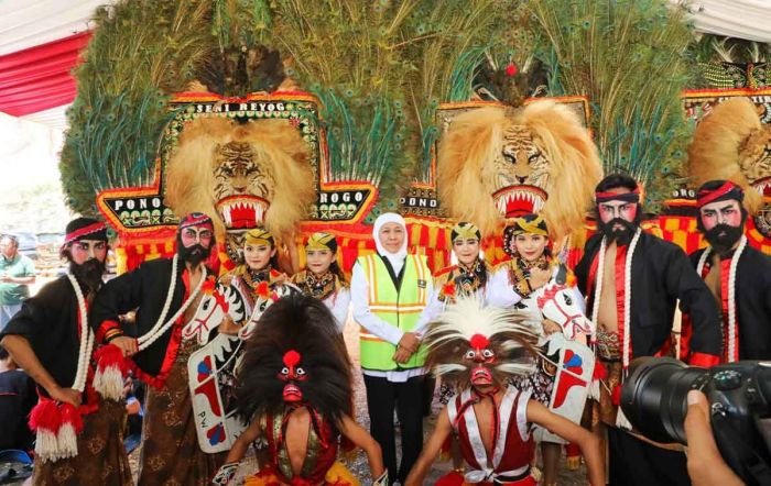 Reog Ponorogo Resmi Ditetapkan Jadi Warisan Budaya Takbenda UNESCO, Khofifah Bangga