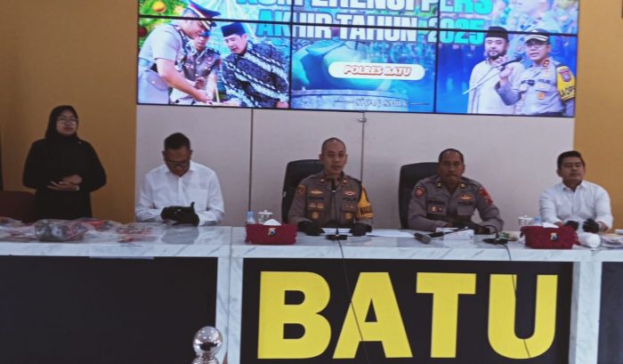 Konferensi Pers Akhir 2025: GKTM di Kota Batu Naik 10,9 Persen, Penyelesaian Kasus Turun Tajam