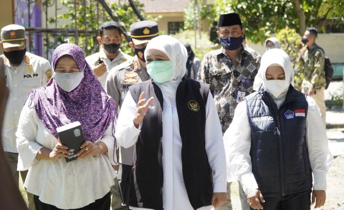 Vaksinasi Tertinggi di Jawa Timur, Gubernur Khofifah Apresiasi Kota Mojokerto Capai Herd Immunity