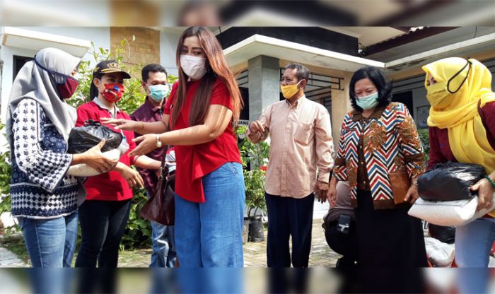 Relawan Cegah Covid-19 Kota Kediri Peduli Kaum Difabel dan ODGJ