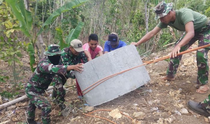 TMMD 106, Gotong Royong Wujudkan MCK Umum Warga Kedungsalam