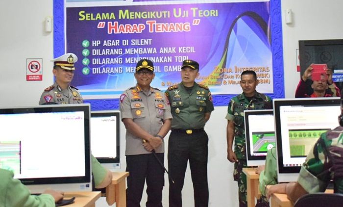 Buka Pengurusan SIM di Hari Minggu, Dandim Puji Pelayanan Polresta Sidoarjo 