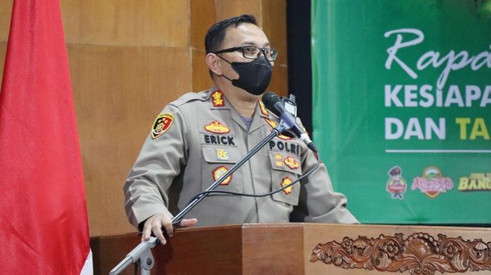 Pimpin Rapat Kesiapan Perayaan Nataru 2022, ​Kapolres Pasuruan Minta Warga Hindari Kerumunan