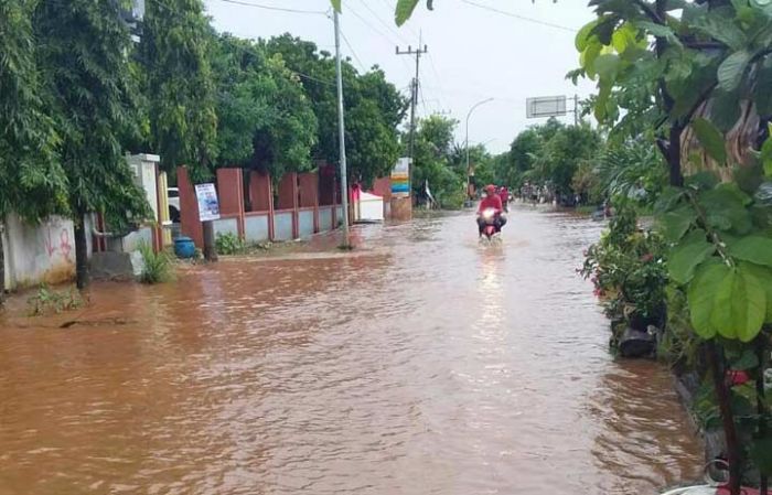 Ujungpangkah Gresik Dilanda Banjir, Puluhan Rumah Terendam