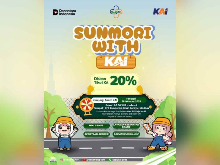 KAI Daop 7 Madiun Akan Beri Kejutan Menarik di CFD Bundaran Serayu pada Minggu Besok KAI Daop 7 Madiun Akan Beri Kejutan Menarik di CFD Bundaran Serayu pada Minggu Besok