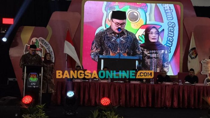 KPU Kabupaten Kediri Tetapkan Bupati dan Wakil Terpilih, Dhito-Dewi