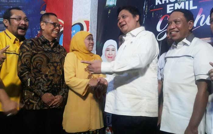 Airlangga Hartarto Minta Fraksi Golkar Kawal Kebijakan Gubernur Khofifah