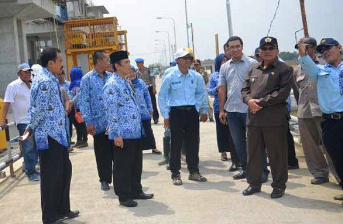 Sidak, Pj Bupati Gresik Berharap Proyek BGS Rampung Sesuai Rencana