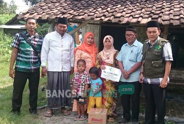 Lazisnu Jombang Bantu Dhuafa Penderita Tumor Tulang