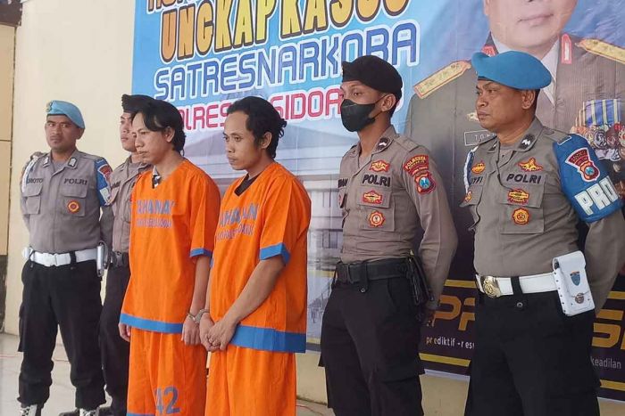 Simpan Sabu dalam Kamar Kosnya, 2 Pria dari Jombang Diringkus Polisi di Sidoarjo