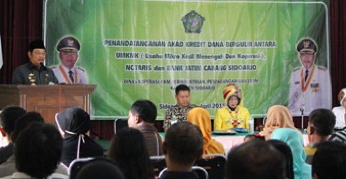 93 UMKM di Sidoarjo Terima Dana Bergulir Rp 1,4 M