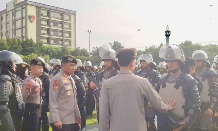 Amankan Pelantikan Kepala Daerah Terpilih, Ditsamapta Polda Jatim Terjunkan 706 Personel