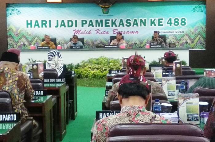 DPRD Ngemoddih Are Deddinah Kabupaten Pamekasan SE Kapeng 488 Taon 2018