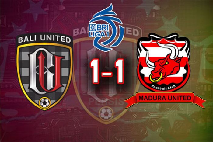 Hasil Liga 1 Bali United vs Madura United: Gol Penalti Beto Selamatkan Laskar Sape Kerrab  