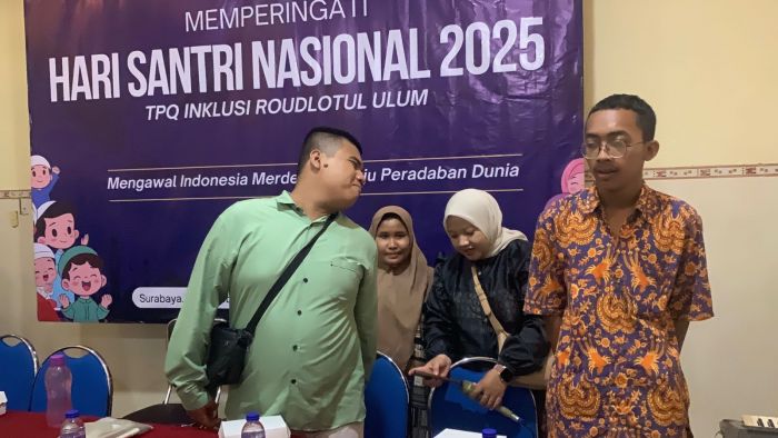 Peringati HSN 2025, Santri Tuna Netra Ikuti Lomba Hafalan dan Membaca Al Quran Braille di Surabaya Peringati HSN 2025, Santri Tuna Netra Ikuti Lomba Hafalan dan Membaca Al Quran Braille di Surabaya