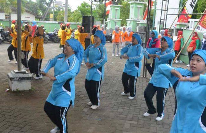 Kenalkan Senam di Desa, Perwosi Tuban Gelar Lomba di Senori Kenalkan Senam di Desa, Perwosi Tuban Gelar Lomba di Senori