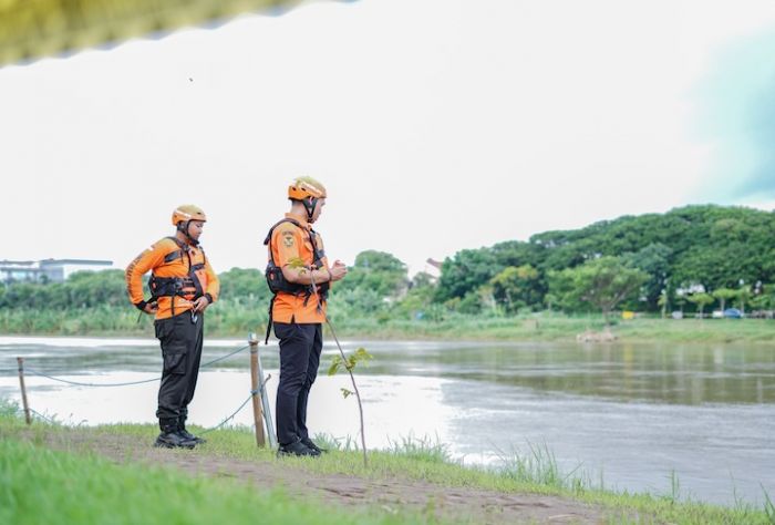 BPBD Kota Kediri Intensifkan Pantau Debit Sungai Brantas di Musim Hujan