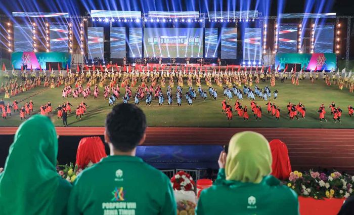 Puluhan Ribu Masyarakat Meriahkan Pembukaan Porprov Jatim 2023 di Stadion Gelora Delta Sidoarjo