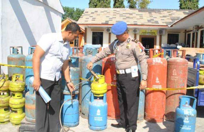 Lagi, Polisi Gerebek Usaha Elpiji Oplosan di Sidoarjo