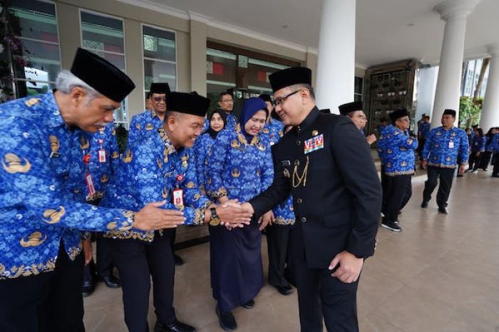 Pimpin Apel Pagi Terakhir Kalinya, Pj Wali Kota Batu Pamit, Ucapkan Terima Kasih ke Jajaran ASN