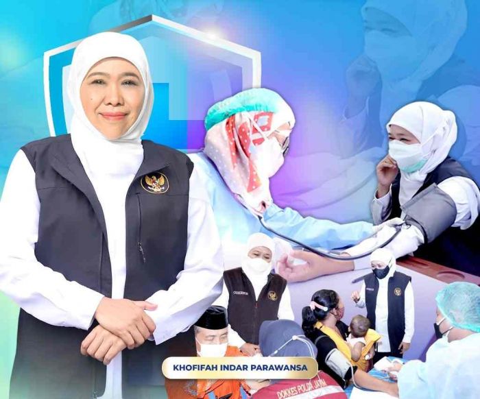 Hari Kesehatan Nasional, Khofifah Ajak Hidup Bersih, Rajin Bergerak dan Imbang Kelola  Stres