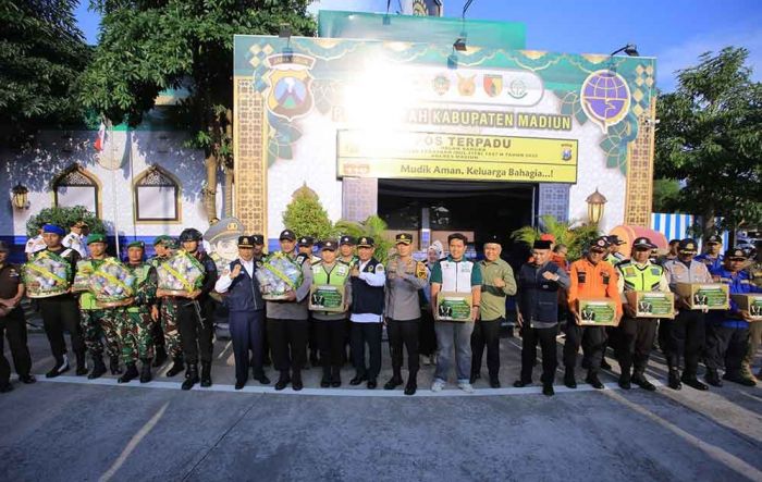 Pastikan Lebaran Aman, Kapolres-Forkopimda Madiun Tinjau Pos Operasi Ketupat Semeru 2026