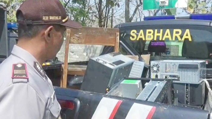 SMPN 2 Bareng Jombang Dibobol Maling, Puluhan Barang Elektronik Raib