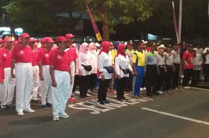 Ribuan Warga Ramaikan Lomba Gerak Jalan Palagan Tumpak Rinjing Tahun 2017