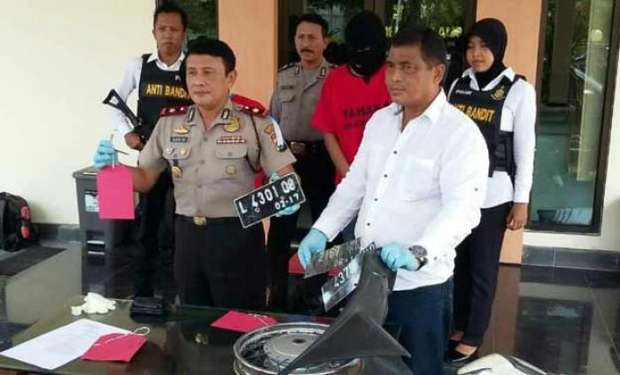 Dua Pelaku Curanmor Warga Jagiran Surabaya Didor Polisi