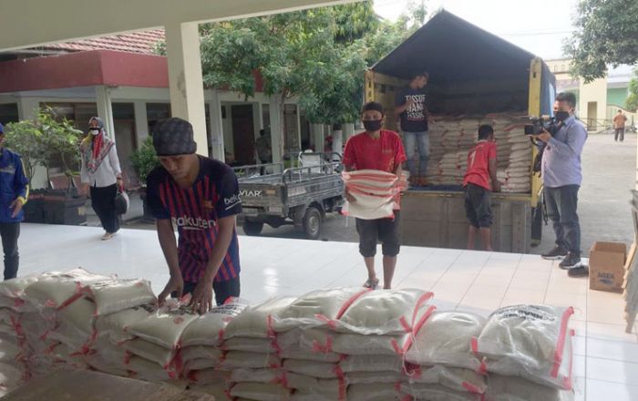 Pemkab Kediri Salurkan Bantuan Beras Tahap Kedua