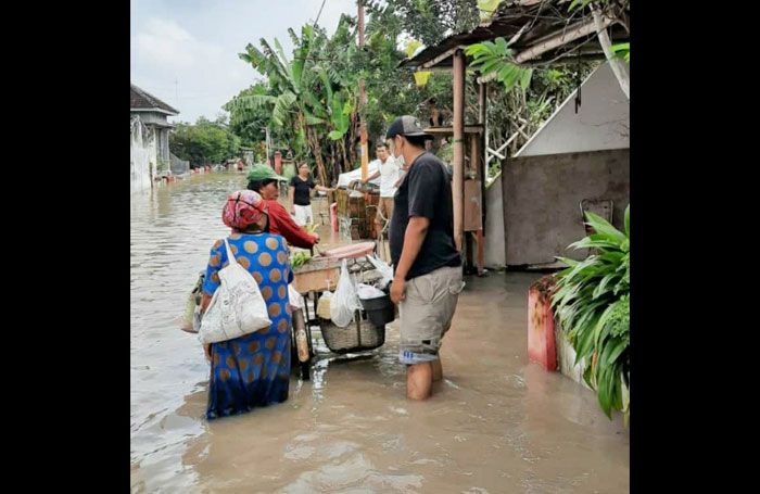 Hujan Deras, 350 Rumah dan 15 Hektare Sawah di Mojokerto Terendam Banjir