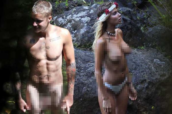 Puting Susu Pacar Justin Bieber Ditindik, Ketahuan saat Liburan Telanjang di Hawaii