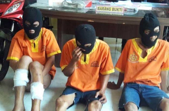 Kawanan Spesialis Pencuri Uang Nasabah Bank di Lamongan Didor Polisi