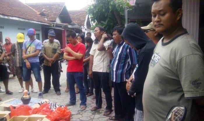 Warga Guyangan Urung Demo Setelah di Mediasi Kasat Pol PP Nganjuk 