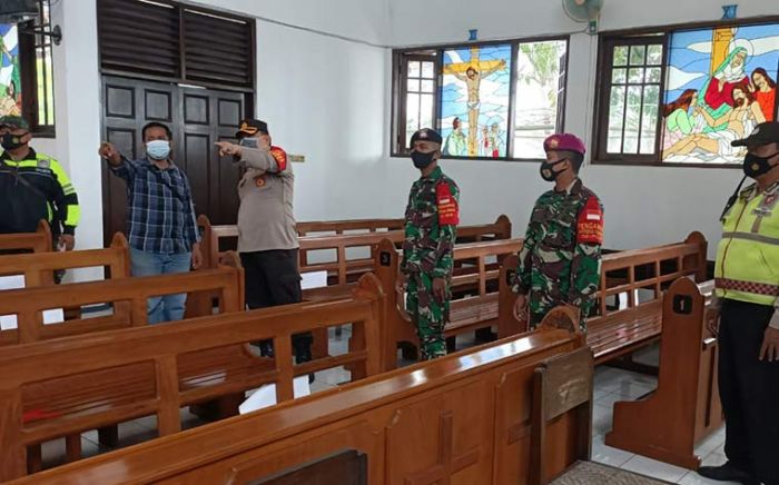 Tiap Hari Minggu, Polresta Sidoarjo Rutin Lakukan Pengamanan Gereja