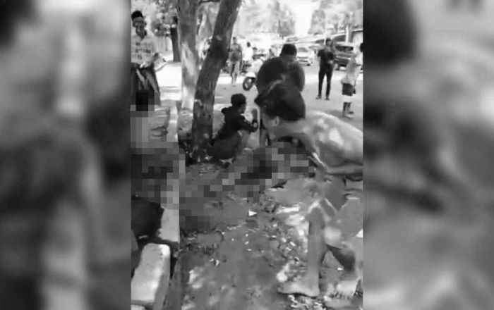 Seorang Pria Ngamuk Pakai Parang di Jalan Pantura Probolinggo, Dua Warga Jadi Korban