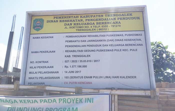 Teledor, 2 Konsultan Proyek Pembangunan Puskesmas Pule Terancam Blacklist