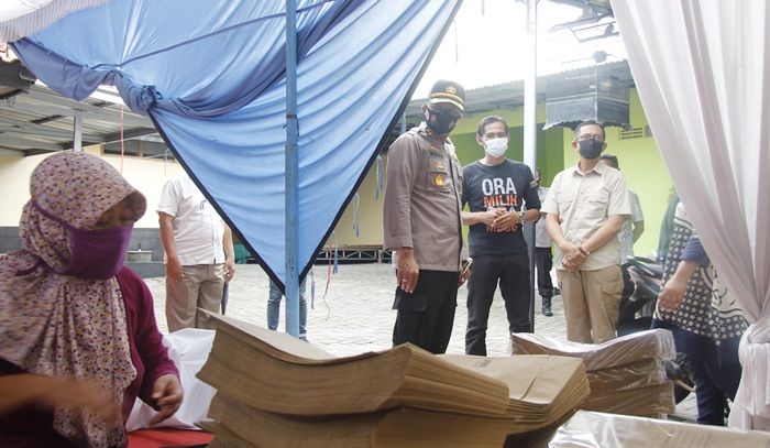 ​Kapolres Ngawi Tinjau Kesiapan dan Kelengkapan Logistik Pilkada di KPU