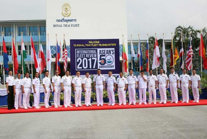 Komandan Kapal Perang Negara Asean Kunjungi Royal Thai Fleet