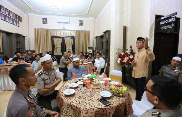 Bukber dengan Jurnalis, Kapolres Jombang: Polri Tidak Anti Kritik