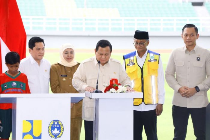 Presiden Resmikan 17 Stadion Serentak, Gubernur Khofifah: Jatim Siap Jadi Tuan Rumah