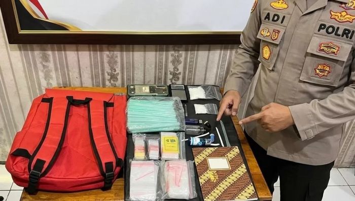 Pengedar Sabu di Dampit Ditangkap, Satresnarkoba Polres Malang Sita 44,6 Gram BB